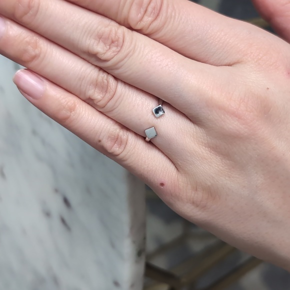 Bony Levy 14K white gold open cuff ring - Picture 11 of 16